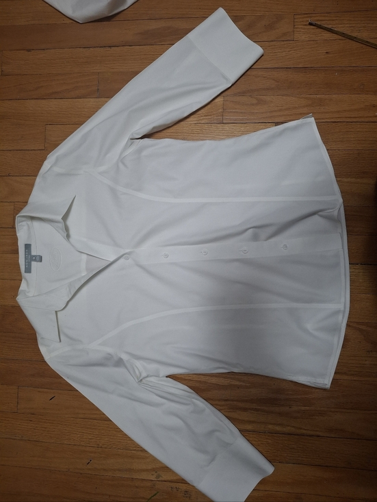 Foxcroft Tops - FOXCROFT NON-IRON Wrinkle Free Long Sleeve Button-down Dress Shirt WHITE XL 10